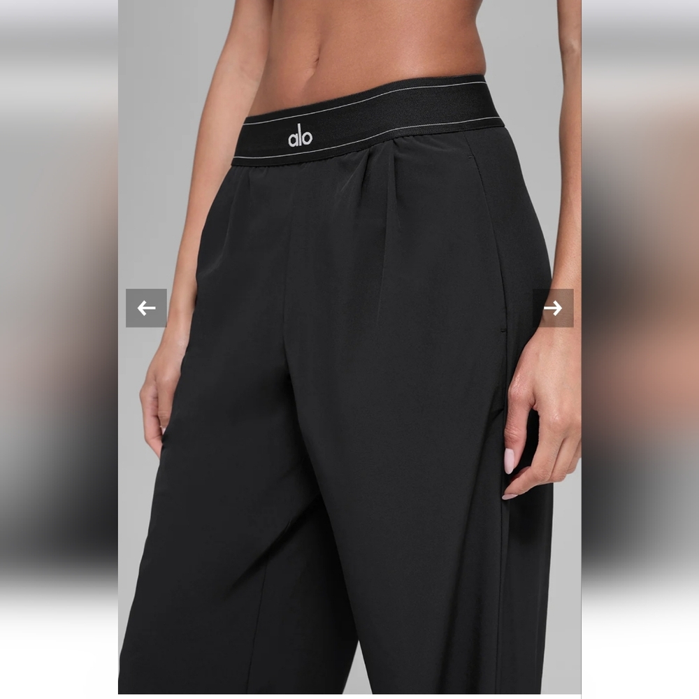 BNWT !!! alo yoga Suit Up Trouser In Black size XS Regular - Picture 12 of 13